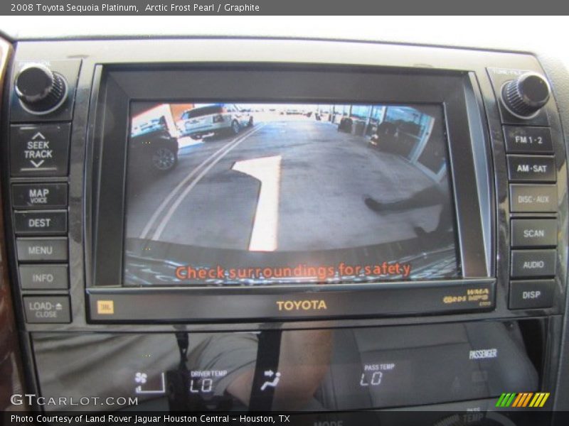 Arctic Frost Pearl / Graphite 2008 Toyota Sequoia Platinum