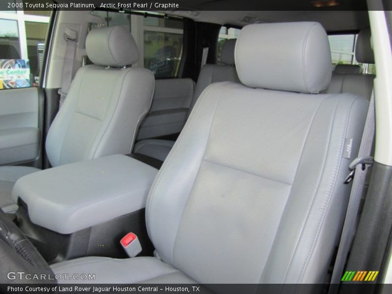 Arctic Frost Pearl / Graphite 2008 Toyota Sequoia Platinum
