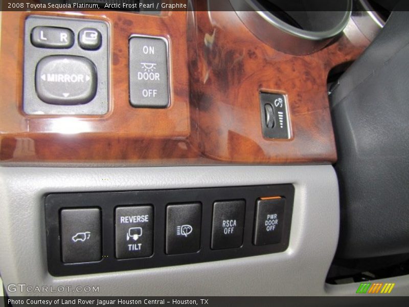 Arctic Frost Pearl / Graphite 2008 Toyota Sequoia Platinum