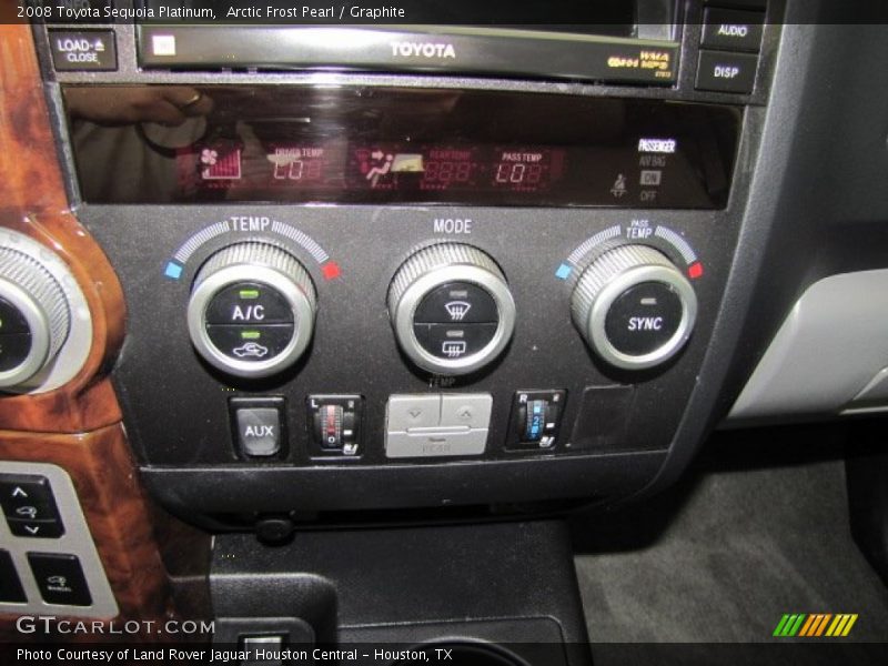 Arctic Frost Pearl / Graphite 2008 Toyota Sequoia Platinum