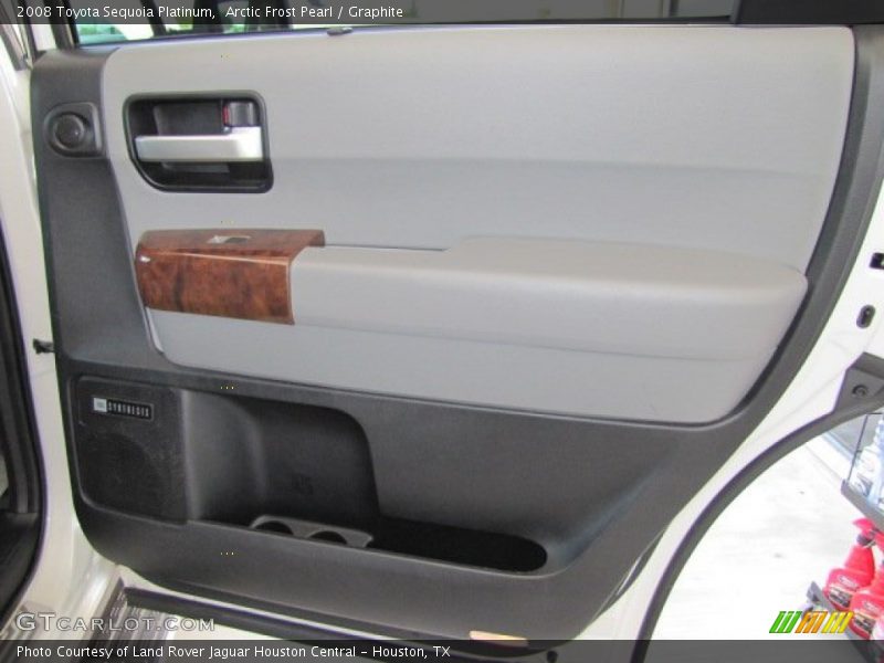 Arctic Frost Pearl / Graphite 2008 Toyota Sequoia Platinum