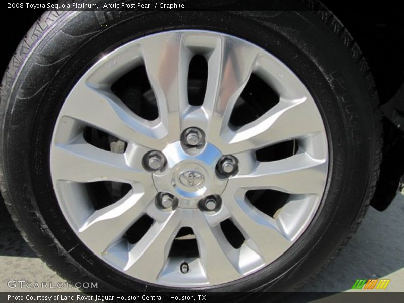 Arctic Frost Pearl / Graphite 2008 Toyota Sequoia Platinum