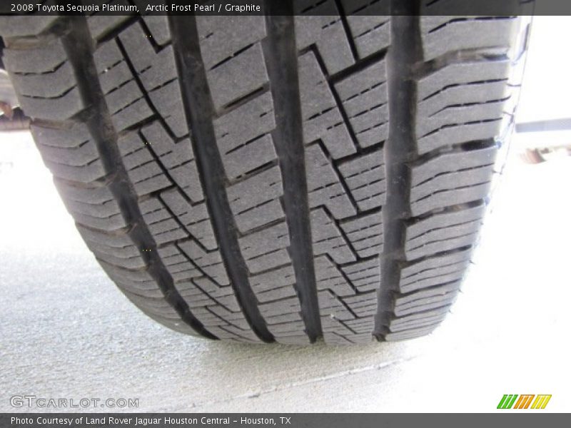 Arctic Frost Pearl / Graphite 2008 Toyota Sequoia Platinum