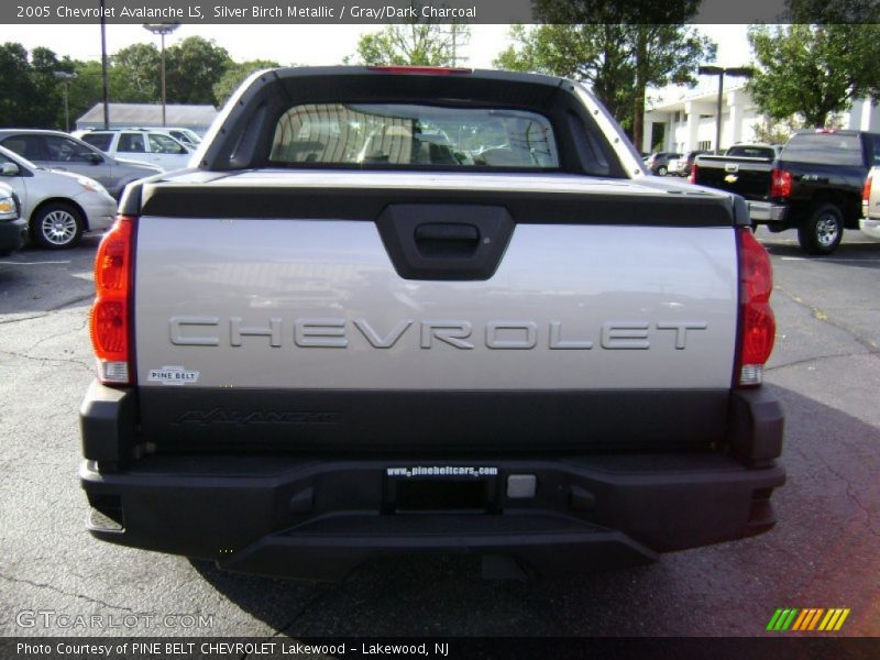 Silver Birch Metallic / Gray/Dark Charcoal 2005 Chevrolet Avalanche LS