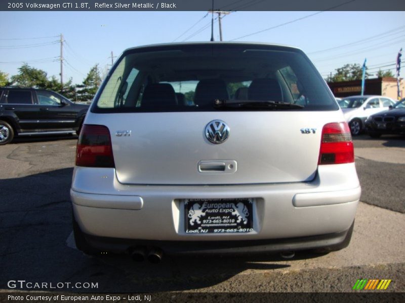 Reflex Silver Metallic / Black 2005 Volkswagen GTI 1.8T