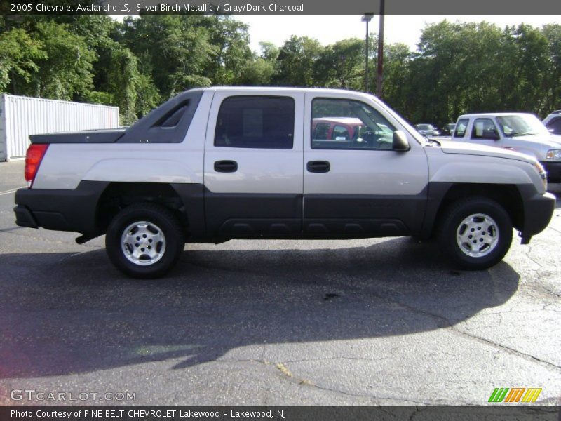 Silver Birch Metallic / Gray/Dark Charcoal 2005 Chevrolet Avalanche LS