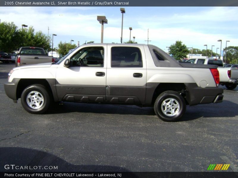 Silver Birch Metallic / Gray/Dark Charcoal 2005 Chevrolet Avalanche LS
