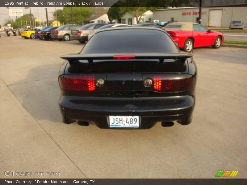 Black / Taupe 1999 Pontiac Firebird Trans Am Coupe