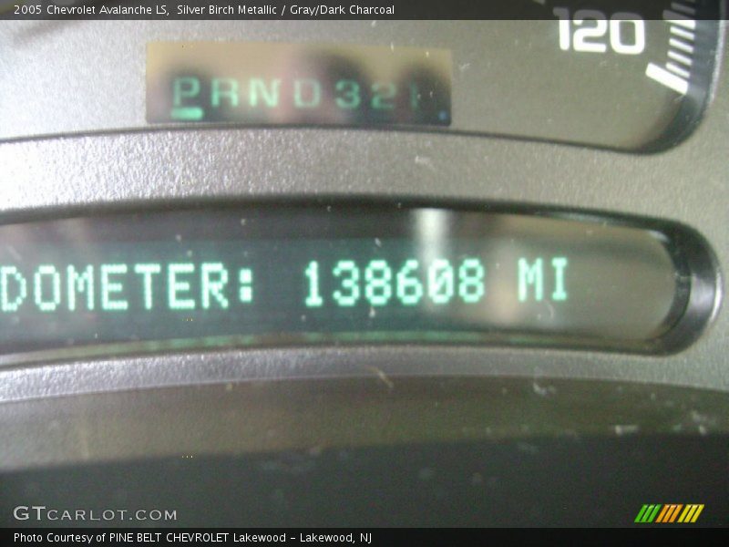Silver Birch Metallic / Gray/Dark Charcoal 2005 Chevrolet Avalanche LS