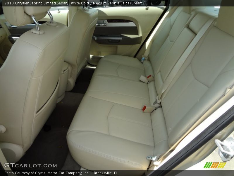 White Gold / Medium Pebble Beige/Cream 2010 Chrysler Sebring Limited Sedan