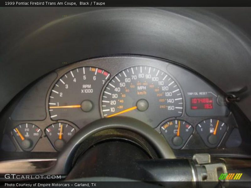 Black / Taupe 1999 Pontiac Firebird Trans Am Coupe