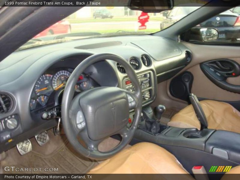 Black / Taupe 1999 Pontiac Firebird Trans Am Coupe