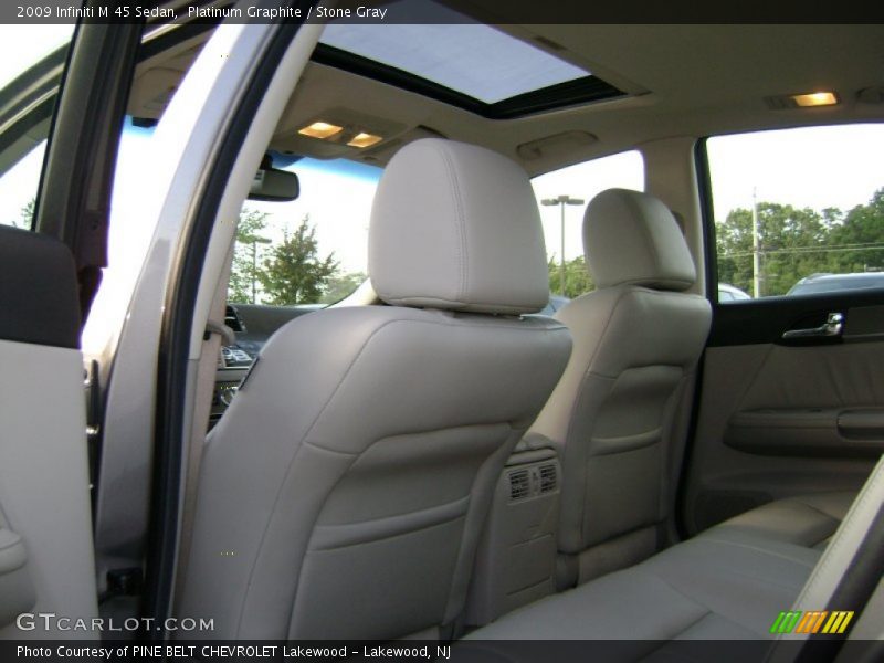 Platinum Graphite / Stone Gray 2009 Infiniti M 45 Sedan