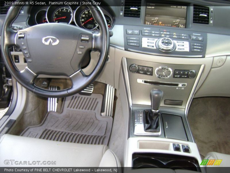 Platinum Graphite / Stone Gray 2009 Infiniti M 45 Sedan