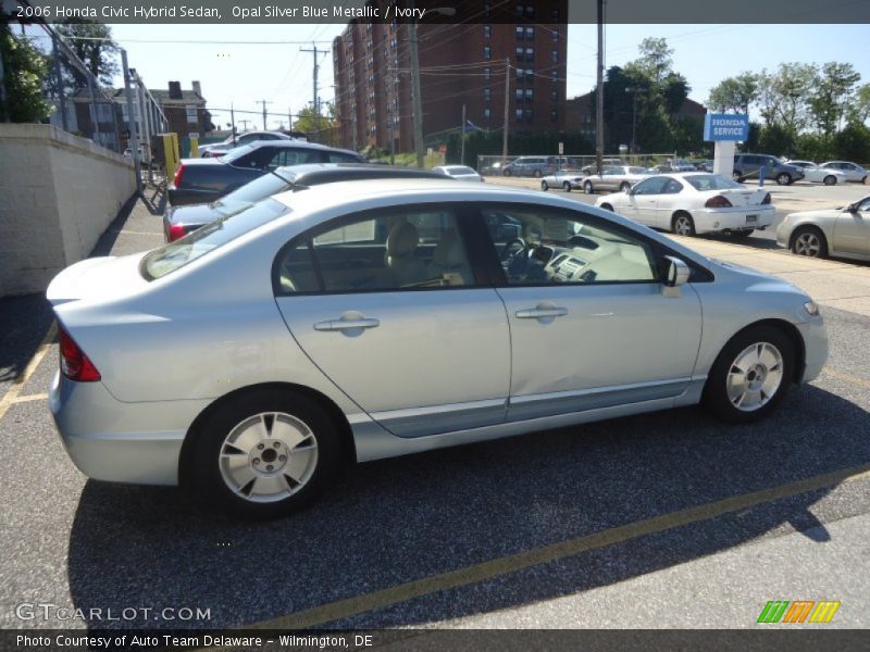 Opal Silver Blue Metallic / Ivory 2006 Honda Civic Hybrid Sedan