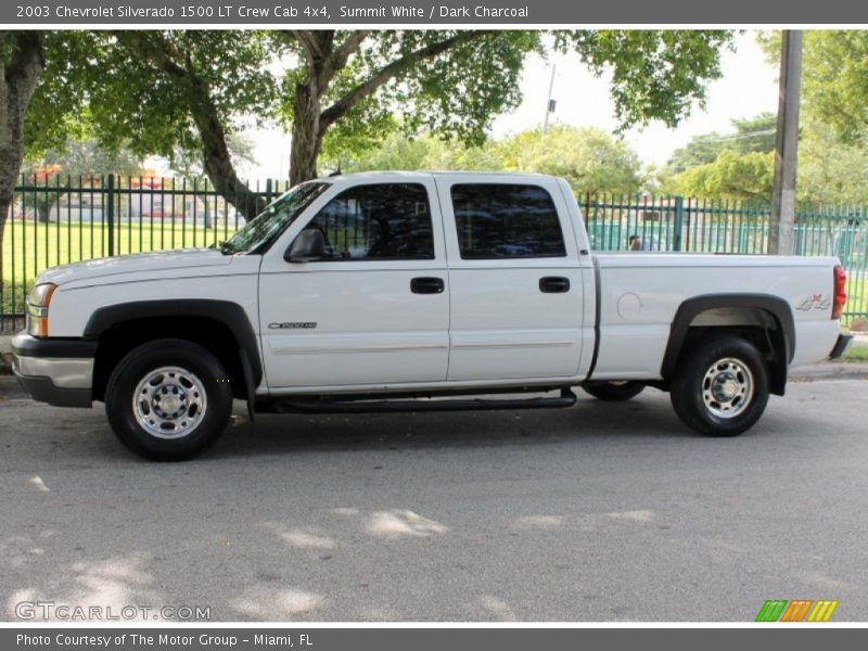 Summit White / Dark Charcoal 2003 Chevrolet Silverado 1500 LT Crew Cab 4x4