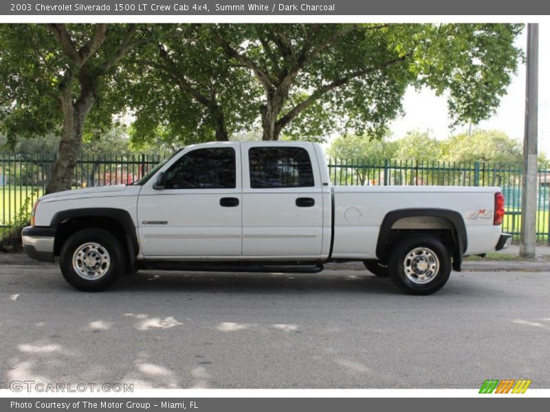 Summit White / Dark Charcoal 2003 Chevrolet Silverado 1500 LT Crew Cab 4x4