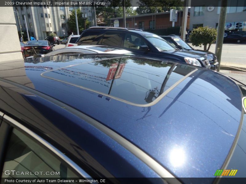 Imperial Blue Metallic / Gray 2009 Chevrolet Impala LT