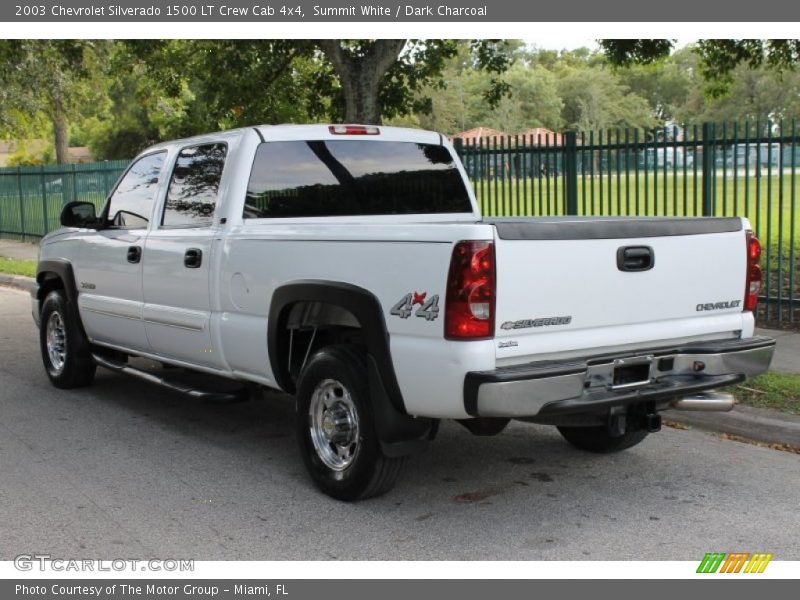 Summit White / Dark Charcoal 2003 Chevrolet Silverado 1500 LT Crew Cab 4x4