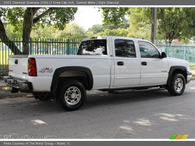 Summit White / Dark Charcoal 2003 Chevrolet Silverado 1500 LT Crew Cab 4x4