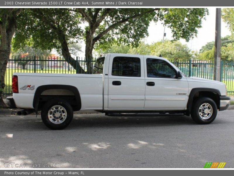 Summit White / Dark Charcoal 2003 Chevrolet Silverado 1500 LT Crew Cab 4x4