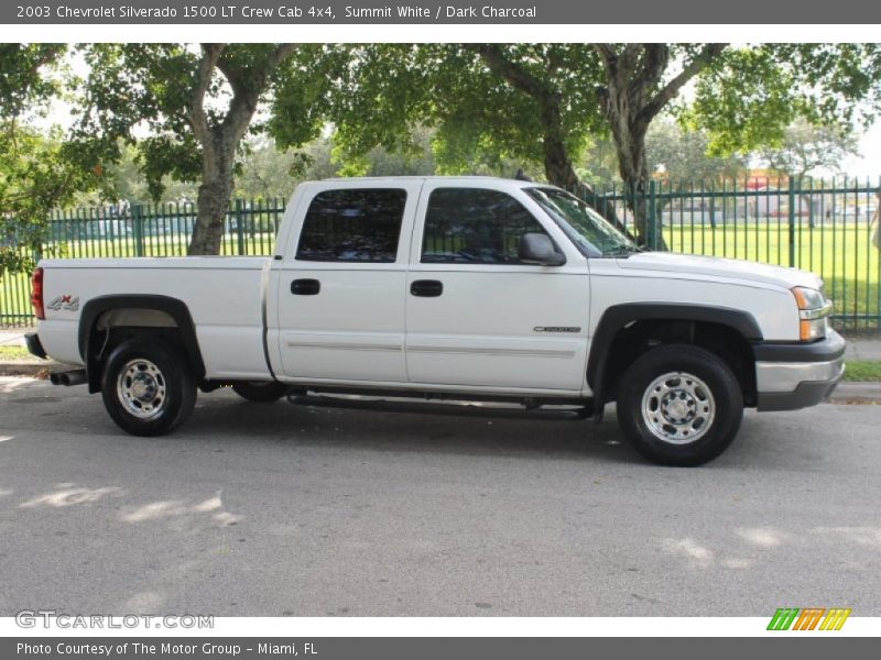 Summit White / Dark Charcoal 2003 Chevrolet Silverado 1500 LT Crew Cab 4x4