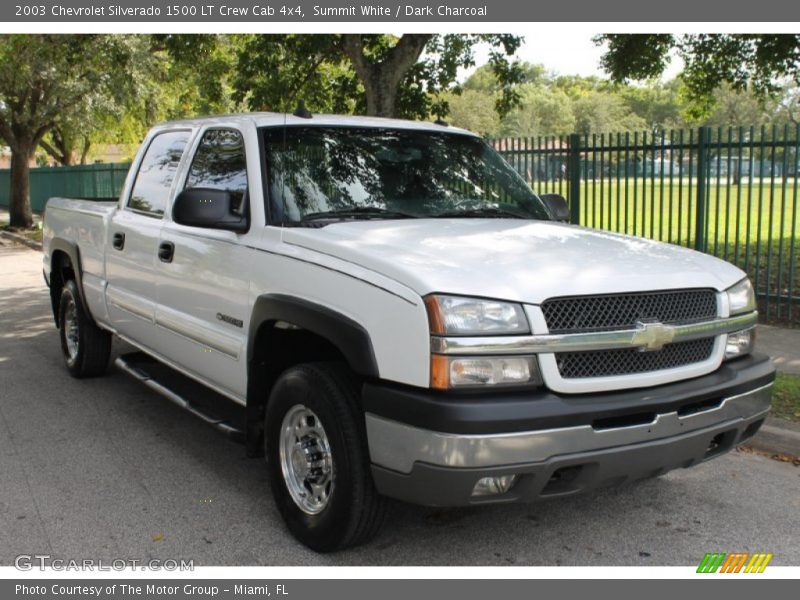 Summit White / Dark Charcoal 2003 Chevrolet Silverado 1500 LT Crew Cab 4x4