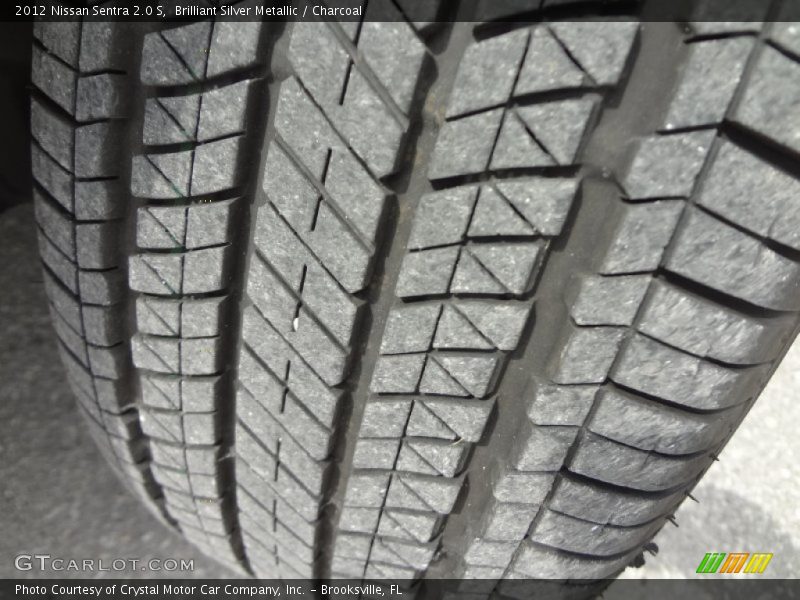 Brilliant Silver Metallic / Charcoal 2012 Nissan Sentra 2.0 S