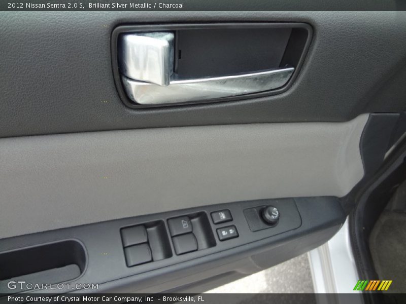 Brilliant Silver Metallic / Charcoal 2012 Nissan Sentra 2.0 S