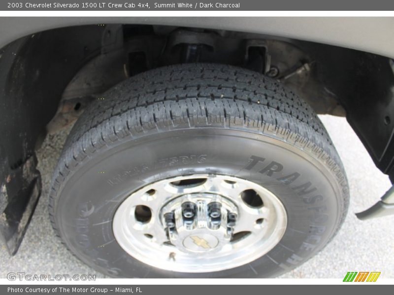 Summit White / Dark Charcoal 2003 Chevrolet Silverado 1500 LT Crew Cab 4x4