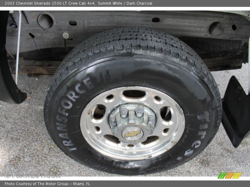 Summit White / Dark Charcoal 2003 Chevrolet Silverado 1500 LT Crew Cab 4x4