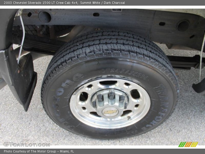 Summit White / Dark Charcoal 2003 Chevrolet Silverado 1500 LT Crew Cab 4x4