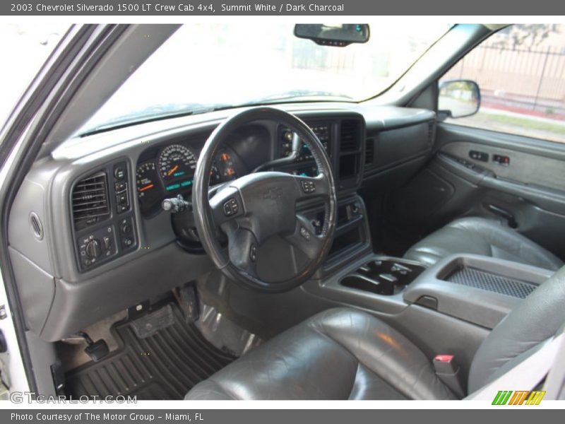 Summit White / Dark Charcoal 2003 Chevrolet Silverado 1500 LT Crew Cab 4x4