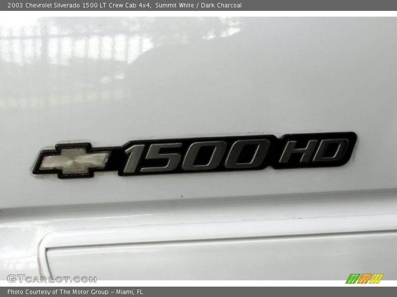 Summit White / Dark Charcoal 2003 Chevrolet Silverado 1500 LT Crew Cab 4x4