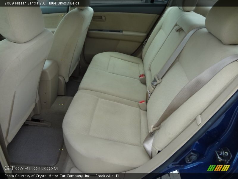 Blue Onyx / Beige 2009 Nissan Sentra 2.0