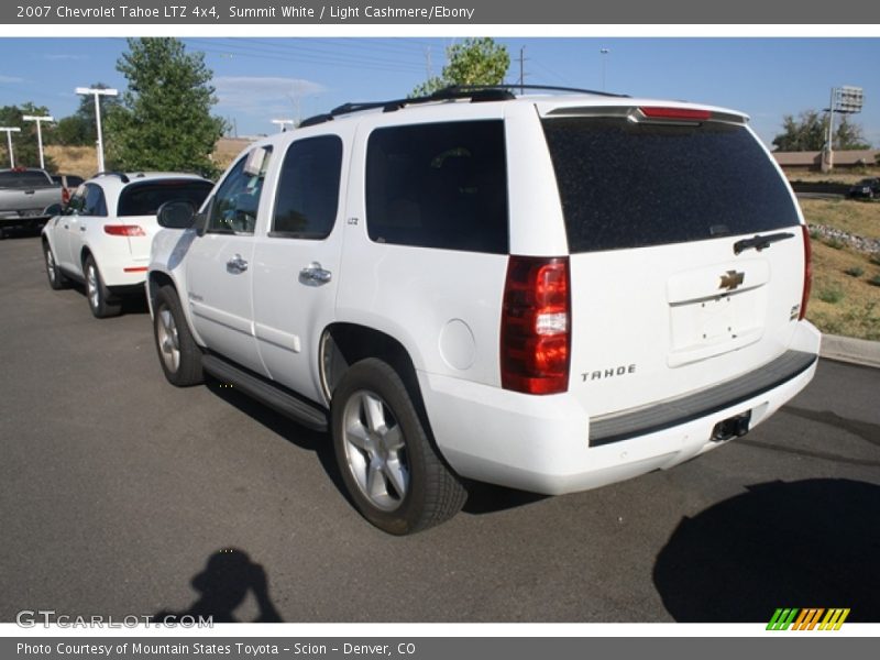 Summit White / Light Cashmere/Ebony 2007 Chevrolet Tahoe LTZ 4x4