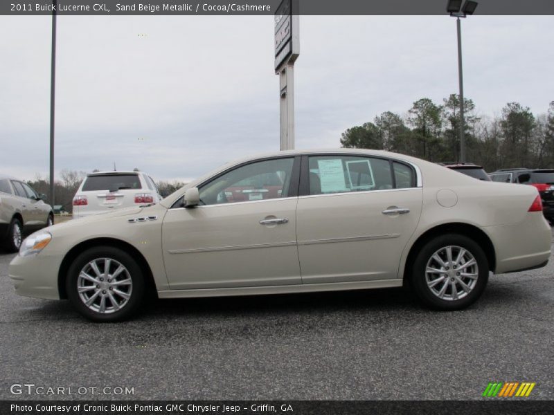Sand Beige Metallic / Cocoa/Cashmere 2011 Buick Lucerne CXL