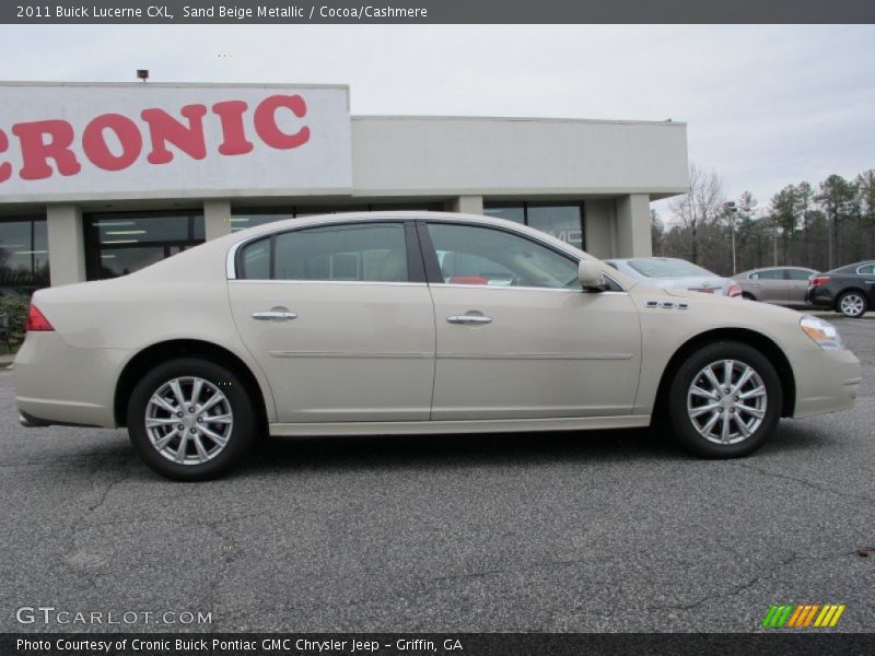 Sand Beige Metallic / Cocoa/Cashmere 2011 Buick Lucerne CXL