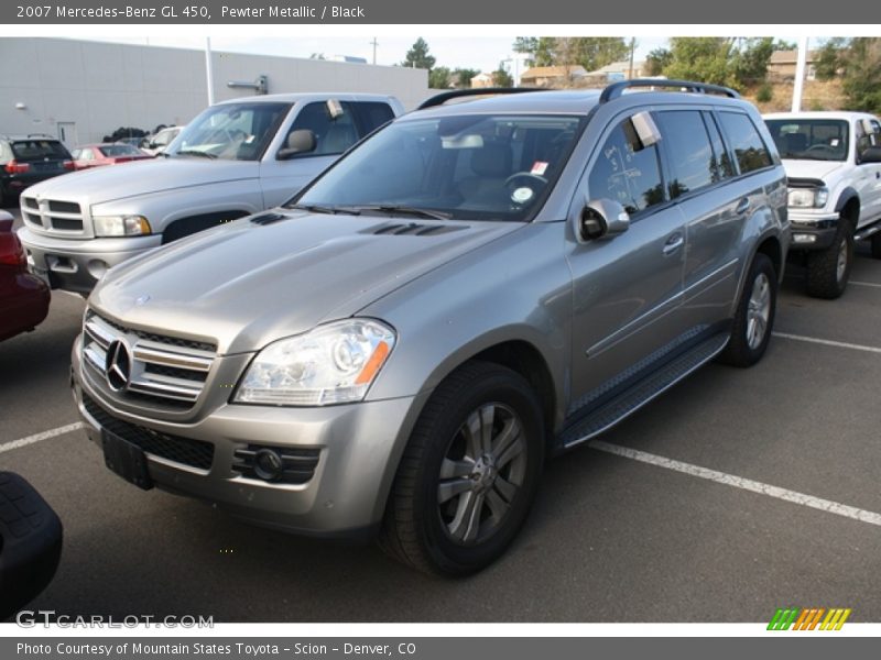 Pewter Metallic / Black 2007 Mercedes-Benz GL 450