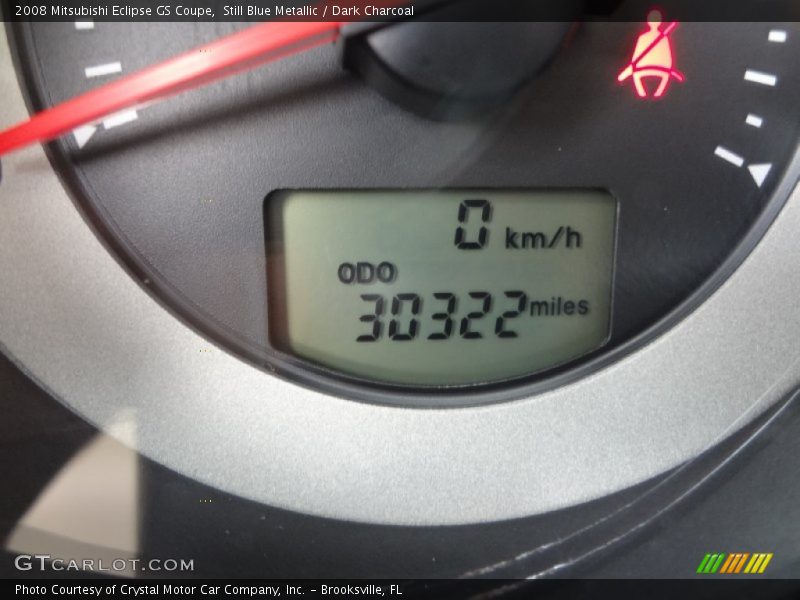 Still Blue Metallic / Dark Charcoal 2008 Mitsubishi Eclipse GS Coupe