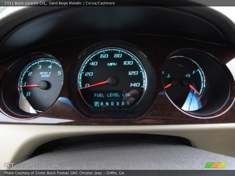 Sand Beige Metallic / Cocoa/Cashmere 2011 Buick Lucerne CXL