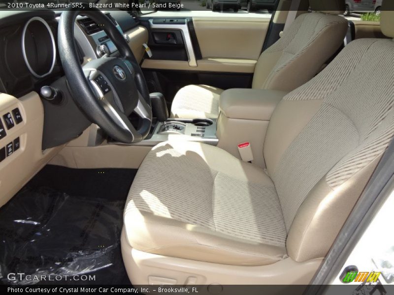 Blizzard White Pearl / Sand Beige 2010 Toyota 4Runner SR5