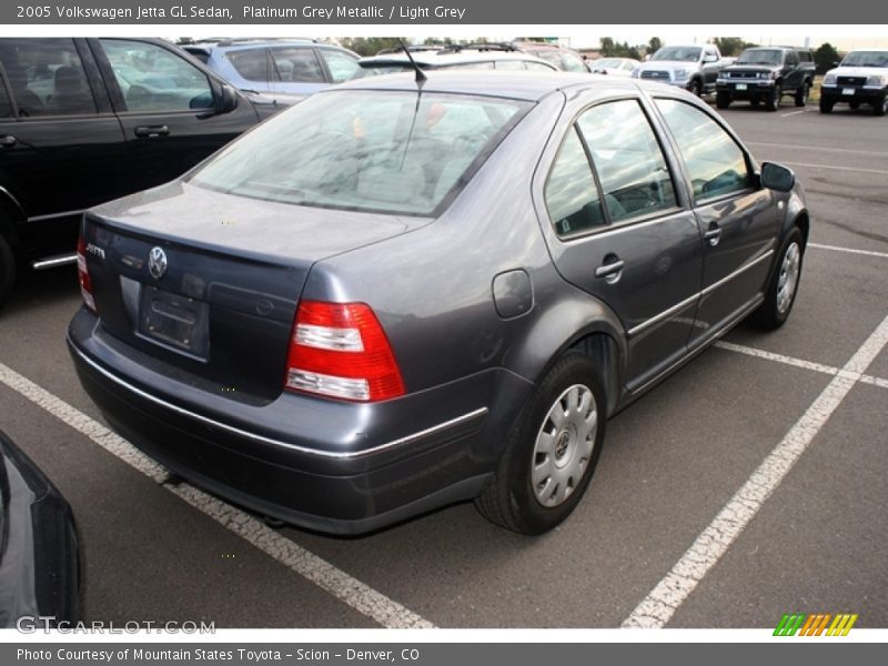 Platinum Grey Metallic / Light Grey 2005 Volkswagen Jetta GL Sedan
