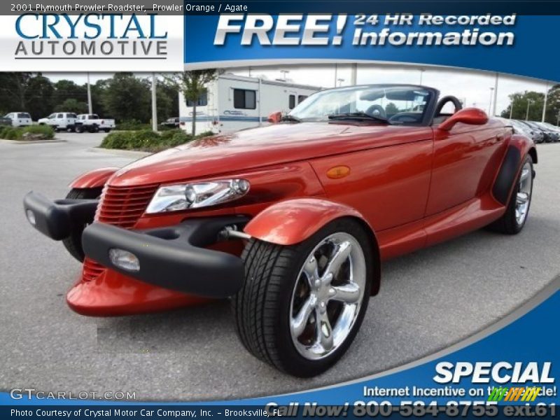 Prowler Orange / Agate 2001 Plymouth Prowler Roadster