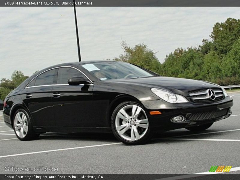 Black / Cashmere 2009 Mercedes-Benz CLS 550