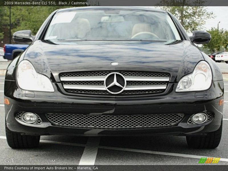 Black / Cashmere 2009 Mercedes-Benz CLS 550