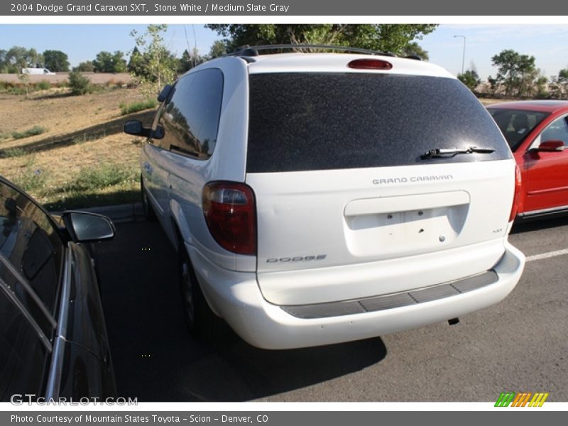 Stone White / Medium Slate Gray 2004 Dodge Grand Caravan SXT