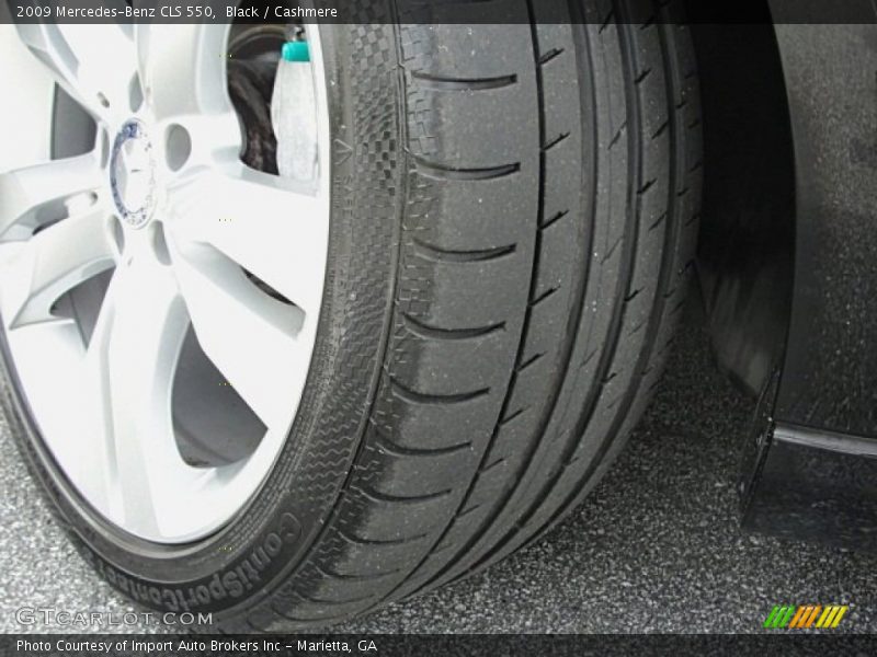 Black / Cashmere 2009 Mercedes-Benz CLS 550