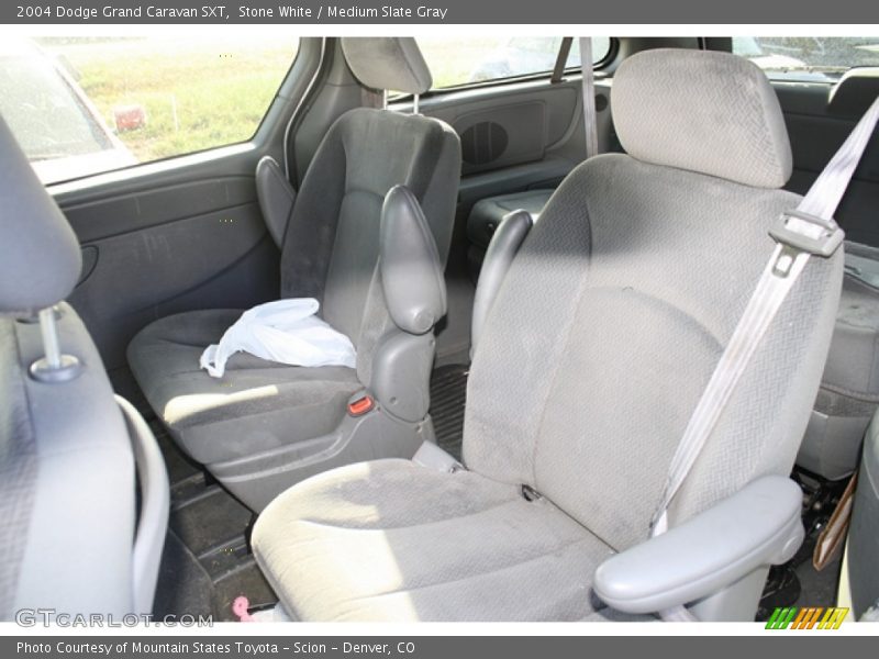 Stone White / Medium Slate Gray 2004 Dodge Grand Caravan SXT