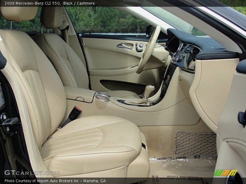 Black / Cashmere 2009 Mercedes-Benz CLS 550